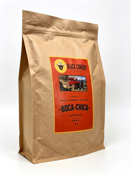 BLACK COWBOY COFFEE - BOCA-CHICA House Blend No1