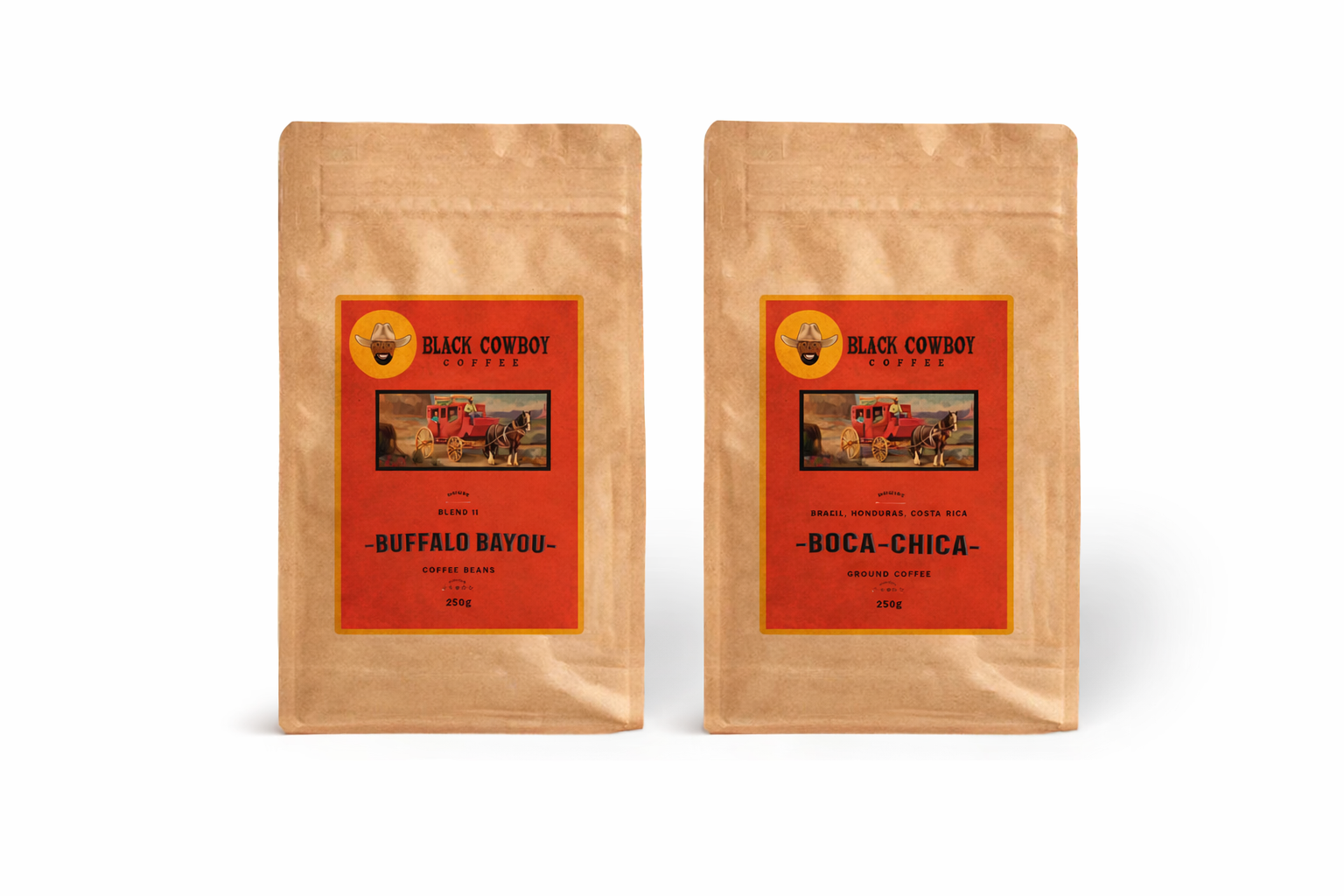 Boca Chica & Buffalo Bayou Twin Pack | 250g Whole Beans
